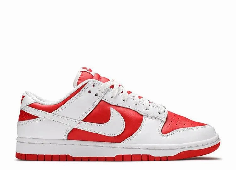 Nike Dunk Low Championship Red Style Runner Grip Enhancement
