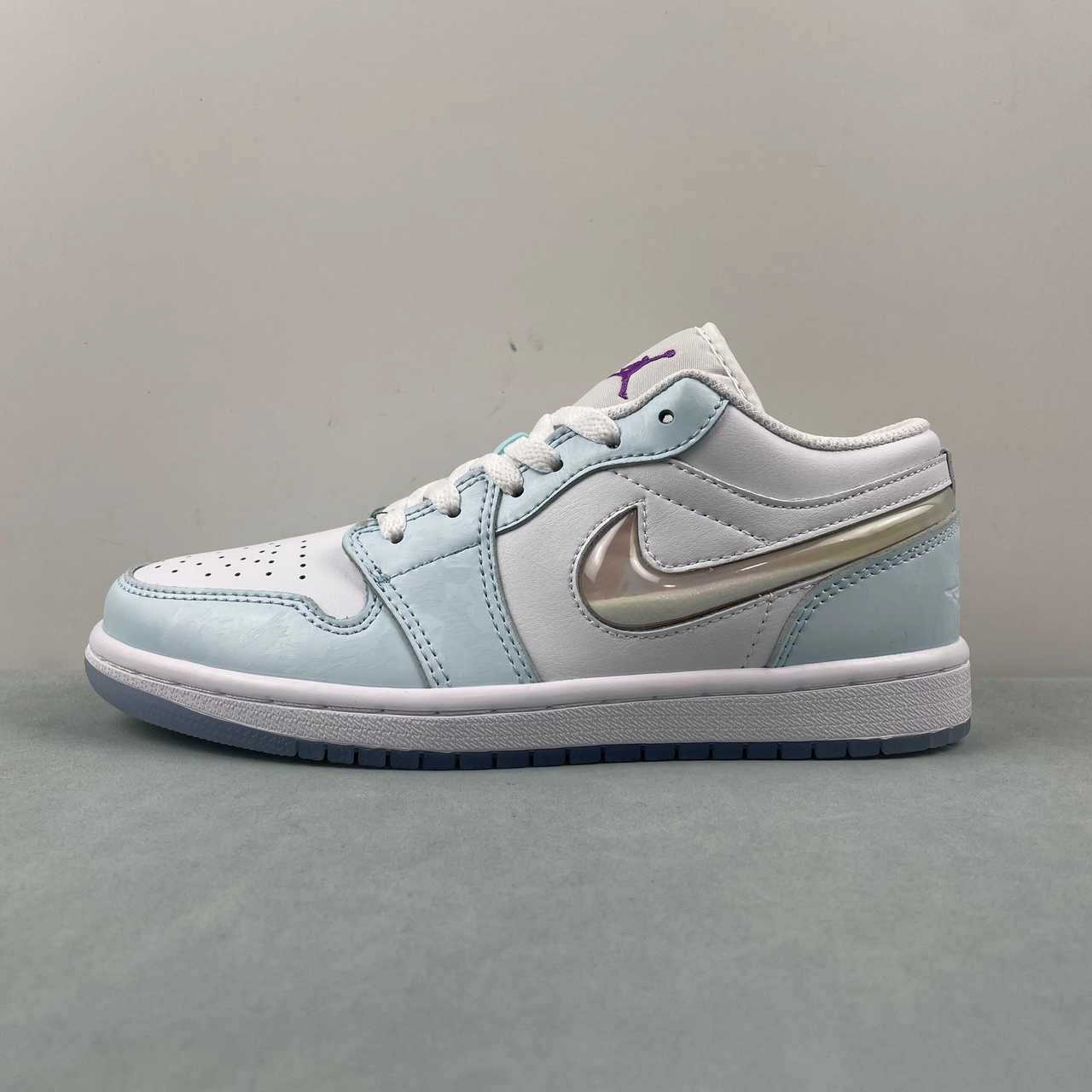 Chill Mode Air Jordan 1 Low SE GS Aquarius Blue Glacier Blue Hyper Violet FN7366-400
