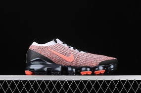 Air VaporMax Flyknit 3.0  Bright Mango Perforated Airflow Zones Tensile Barrier Tech