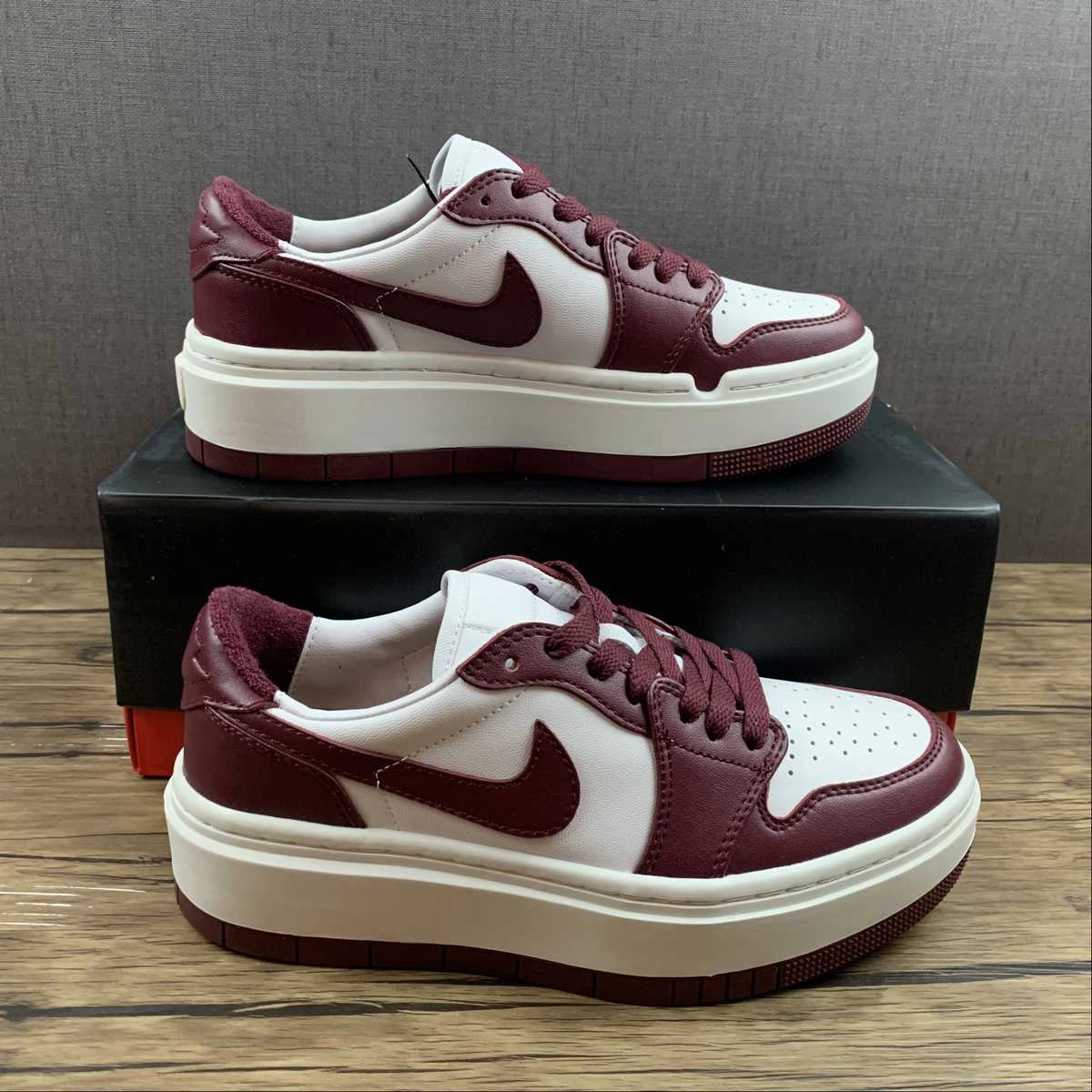 Microfiber Overlays Move Easy Air Jordan 1 Elevate Low Bred White Team Red Sail DH7004-161