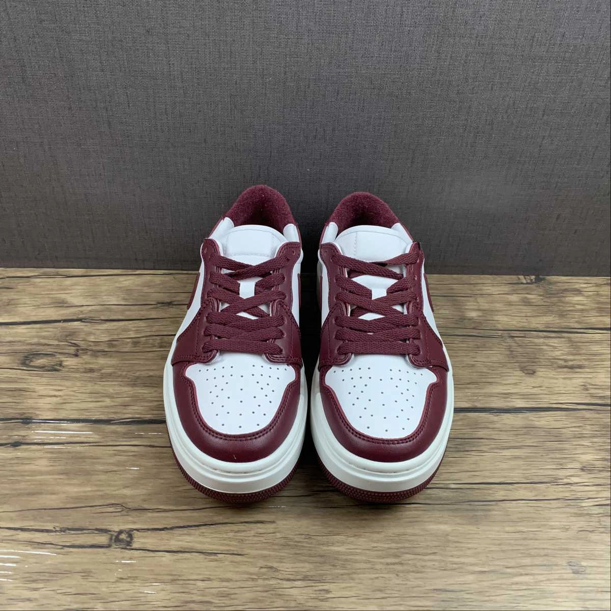 Air Jordan 1 Elevate Low Bred White Team Red Sail DH7004-161 Performance Boost