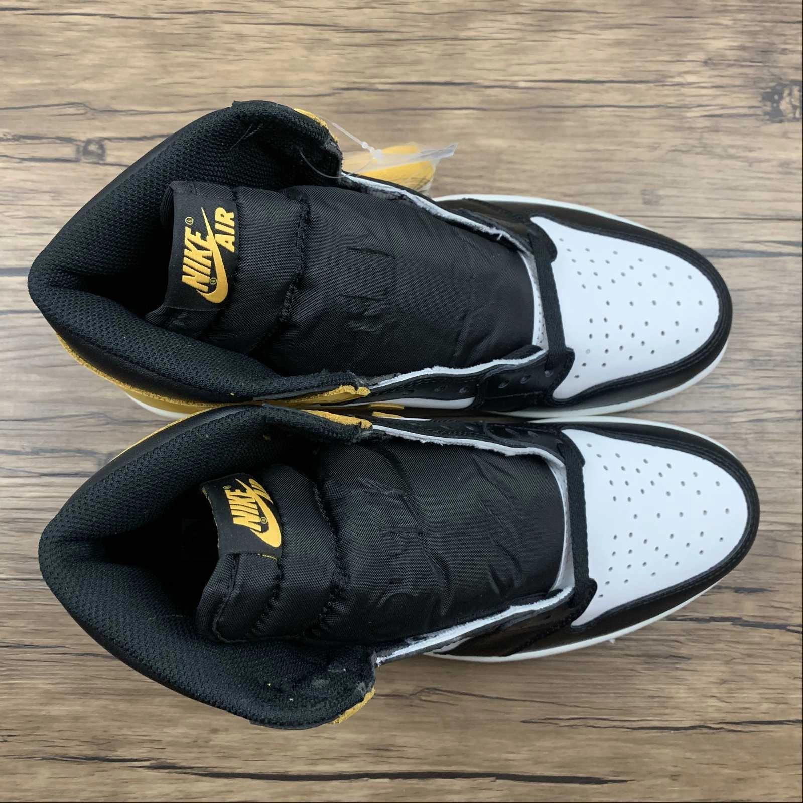 Low Comfort Air Jordan 1 Retro High OG Summit White Yellow Ochre (2021) 555089-109