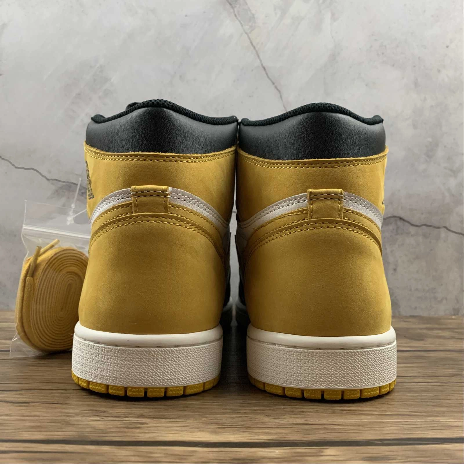 Quick   Dry Air Jordan 1 Retro High OG Summit White Yellow Ochre (2021) 555089-109