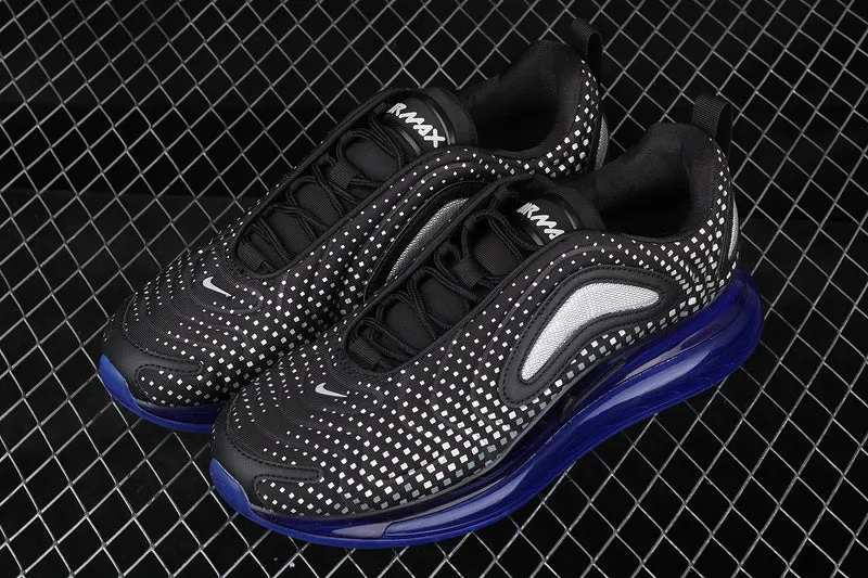 Heel Cushioning Racing Air Max 720 Pixel Black Blue AO2924-013