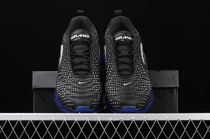 Air Max 720 Pixel Black Blue AO2924-013 running shoes for men in their 40s