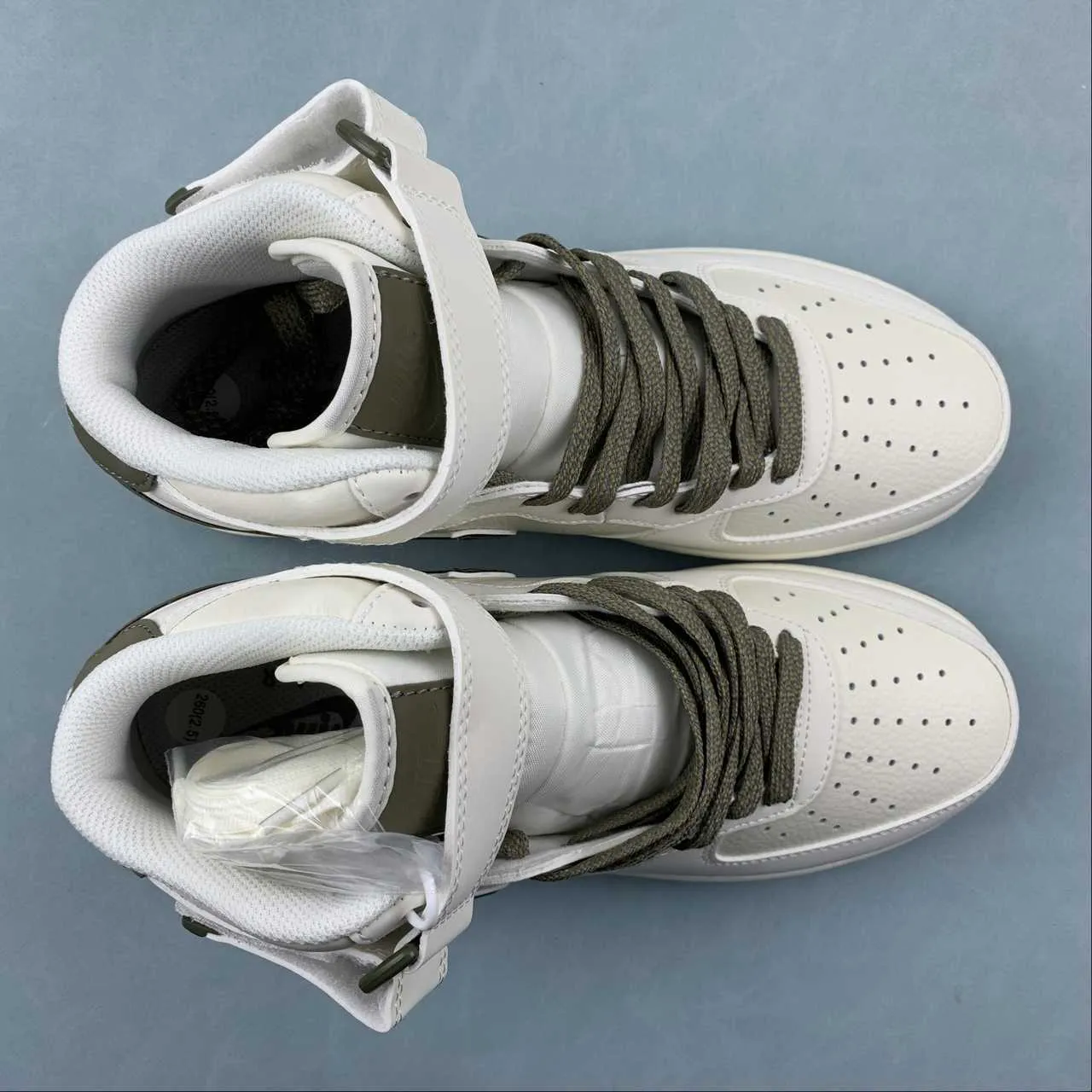 Air Force 1 07 Mid Off White Olive Green SH0235-577 Driving Comfort Soft Sole