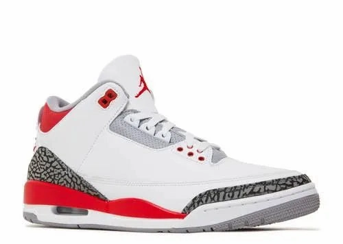 Elastic Strap Progressive Flex Grooves Air Jordan 3 Fire Red