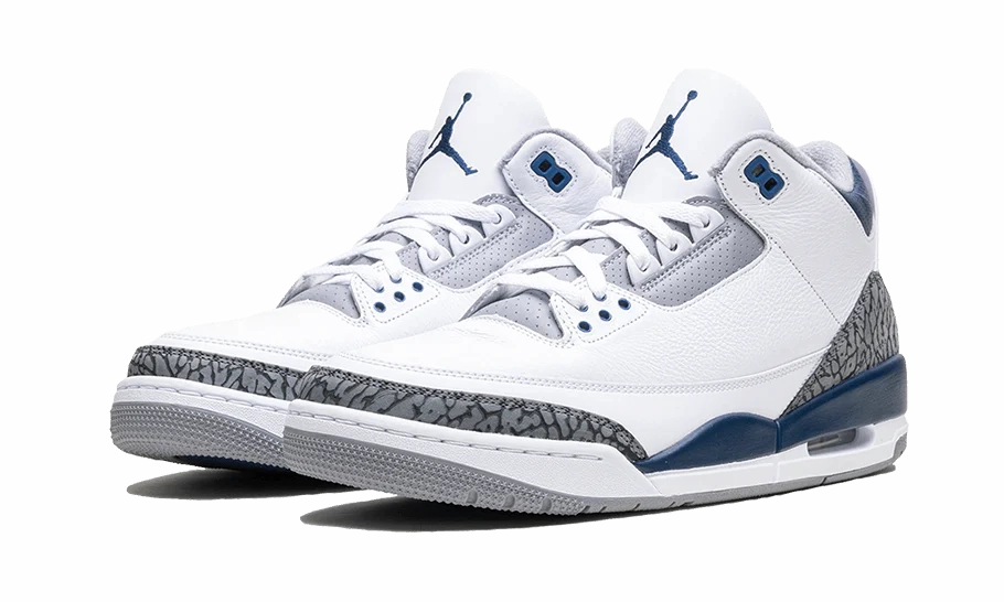 Buckle Design Walk Comfortably Air Jordan 3 Retro Midnight Navy