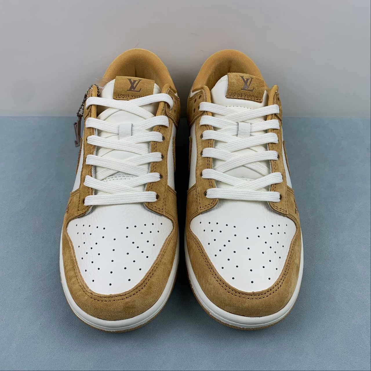 LV x SB Dunk Low Wheat Off White Brown FC1688-148 Morning Rush