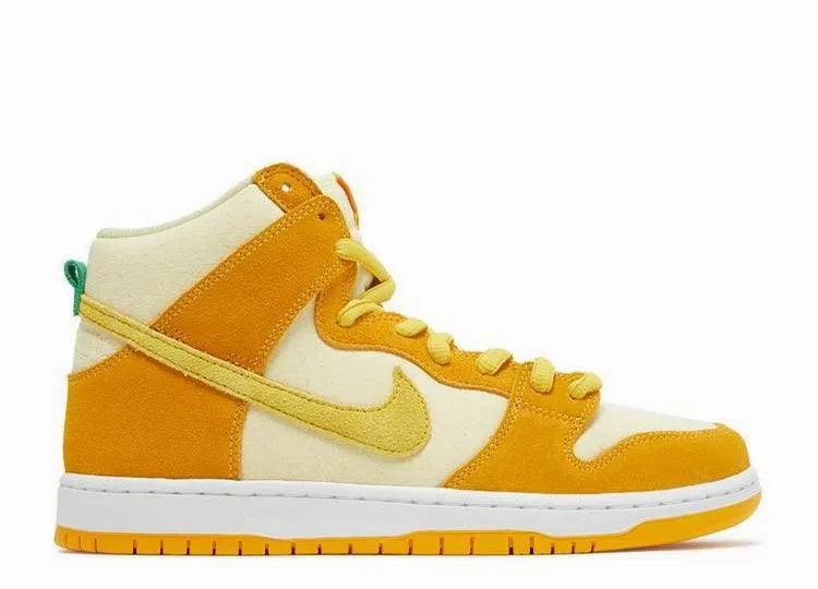 Nike SB Dunk High Pineapple Reflective Safety Details