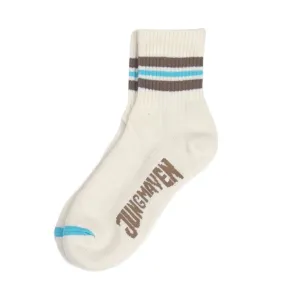 Short Socks (Caribbean Blue   Coyote 3 Stripe)