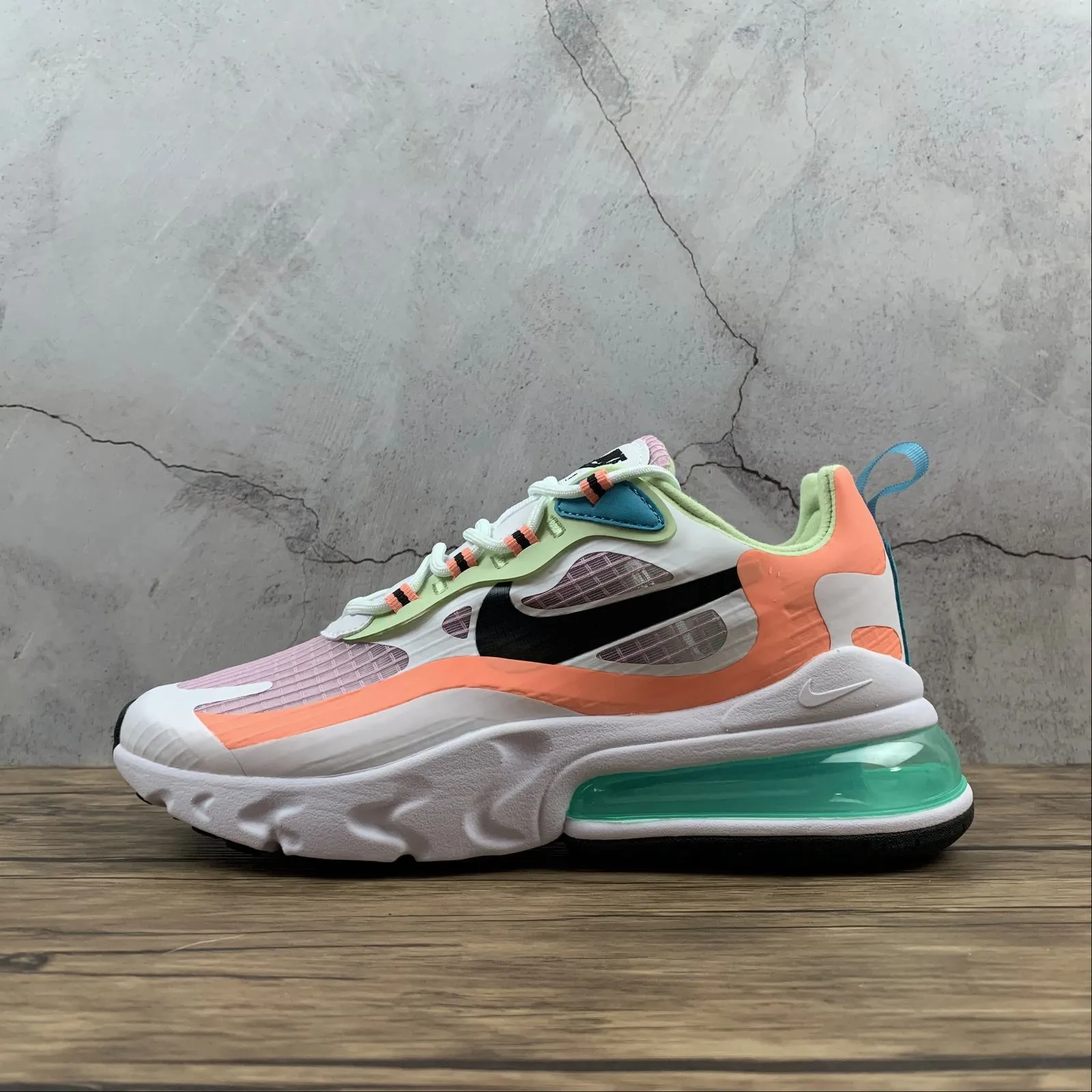Textured globally - recognized Air Max 270 React SE LT Arctic Pink Black CJ0620-600
