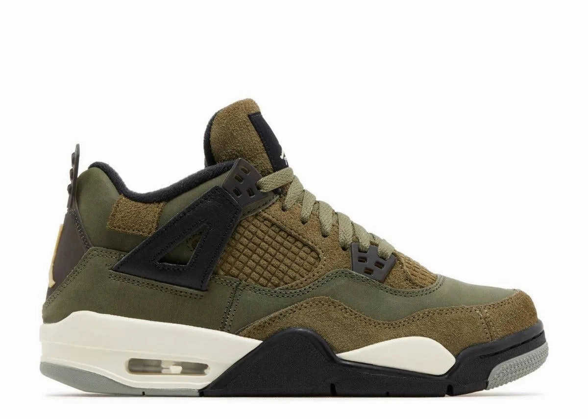 Contoured Fit Air Jordan 4 Craft Olive (GS)