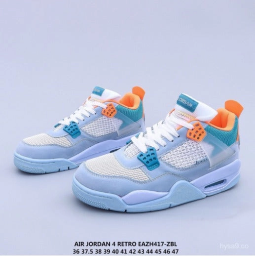 Air Jordan 4 Retro Union SP Off Noir LT Fusion Orange EAZH417-ZBL Effortless Fit