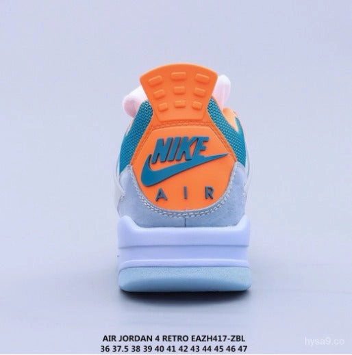 Home Style Air Jordan 4 Retro Union SP Off Noir LT Fusion Orange EAZH417-ZBL