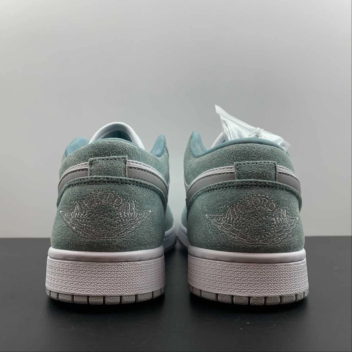 Air Jordan 1 Low White Grey Green DN3705-301 Temperature Regulating