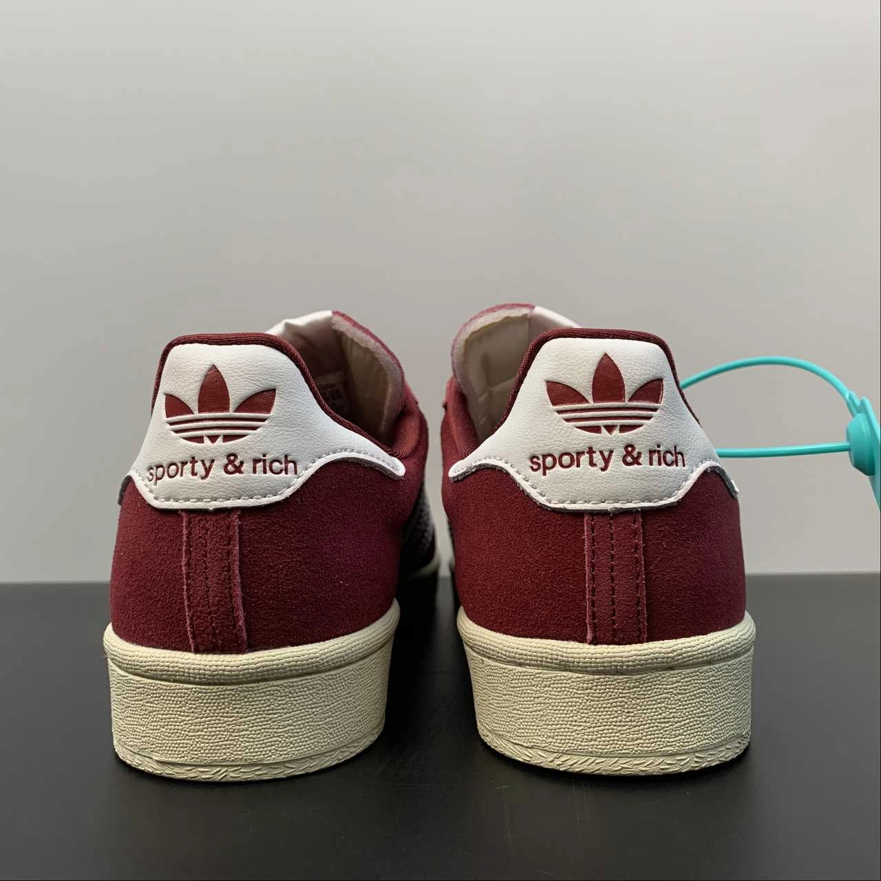 Edge Appeal Adidas Campus 80s Sporty & Rich Merlot Cream HQ6074
