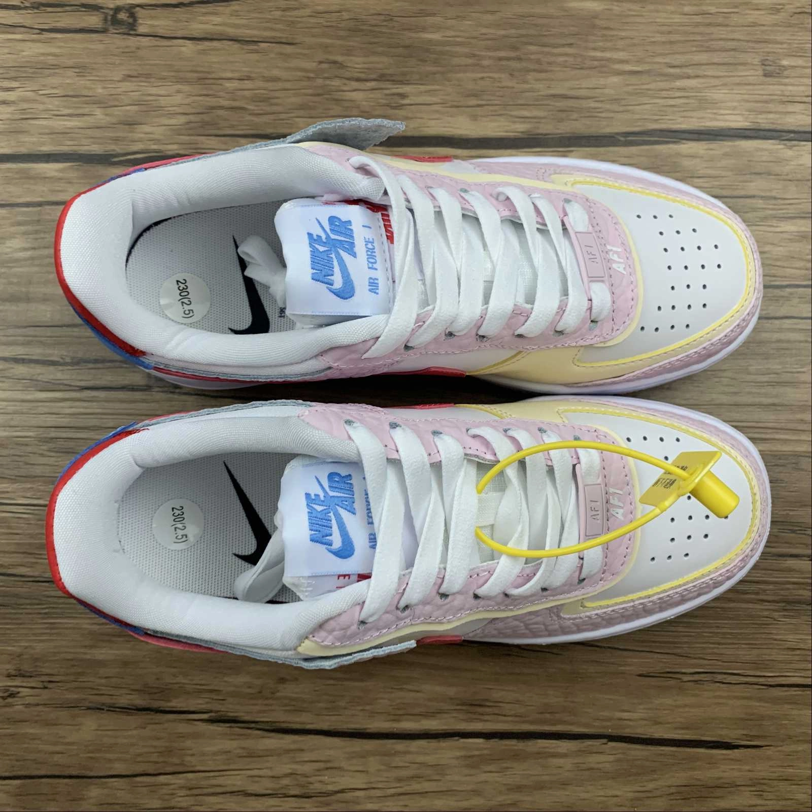 Flexible Comfort Air Force 1 Shadow Blue Red Pink DN5055-600