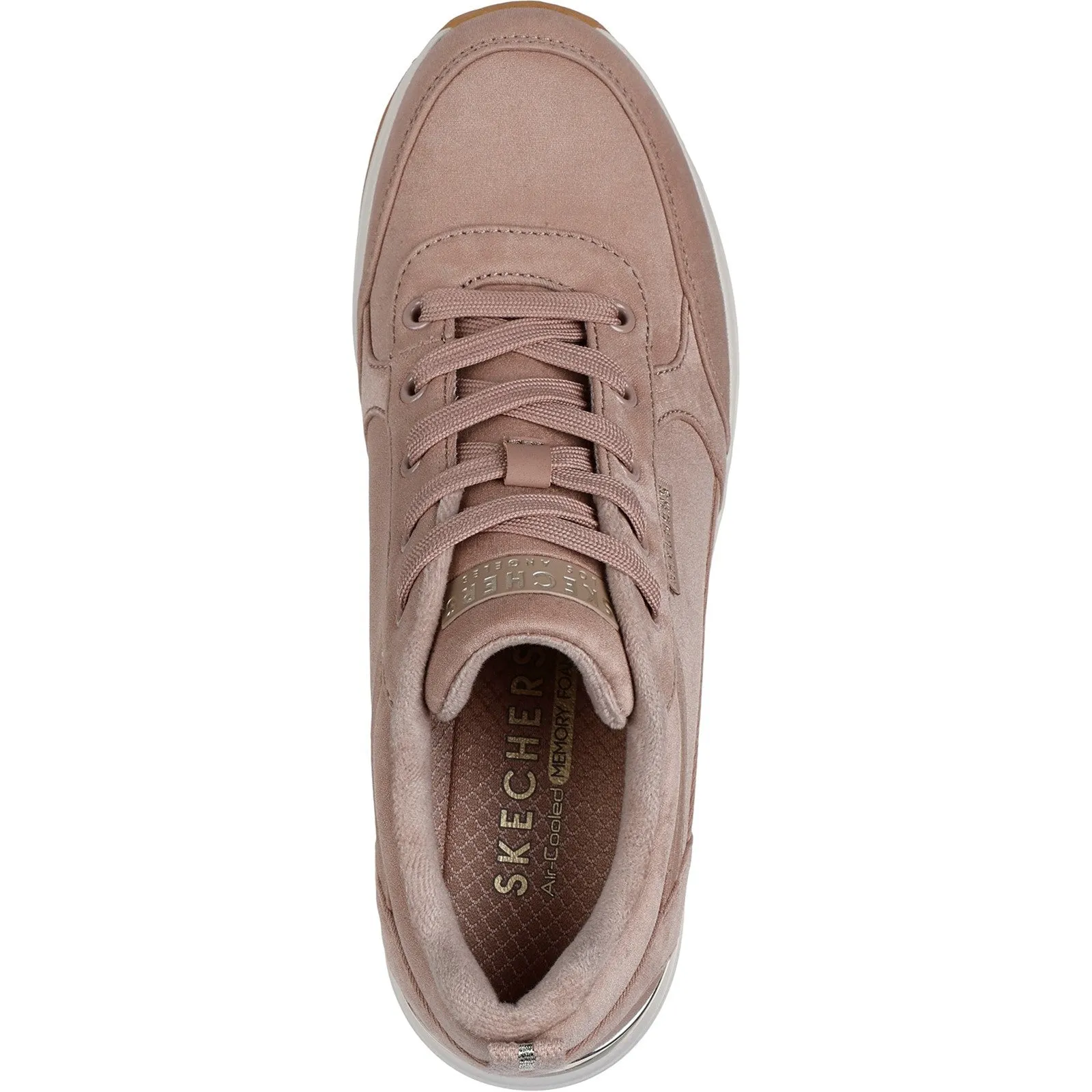 Skechers Womens Billion 2 Prissy N Plush 177349-TPE Taupe Lace Up Shoe
