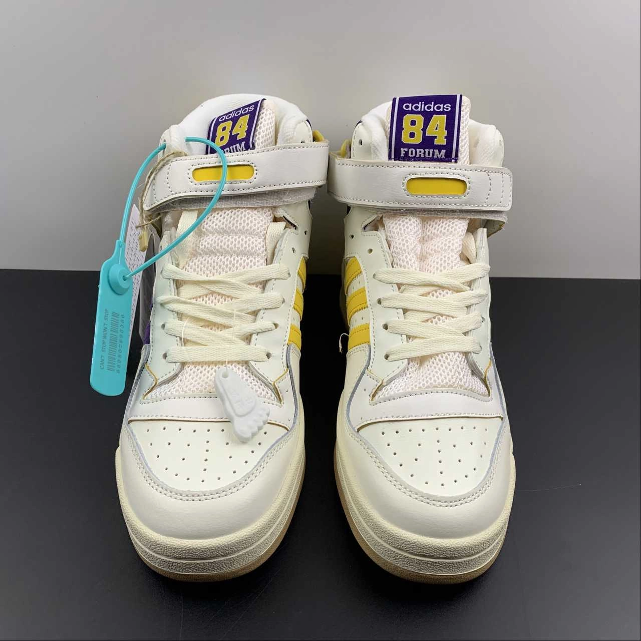 Adidas Forum 84 High ??Lakers?? Snug Heel Lock