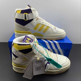 Adidas Forum 84 High ??Lakers?? Slim Style