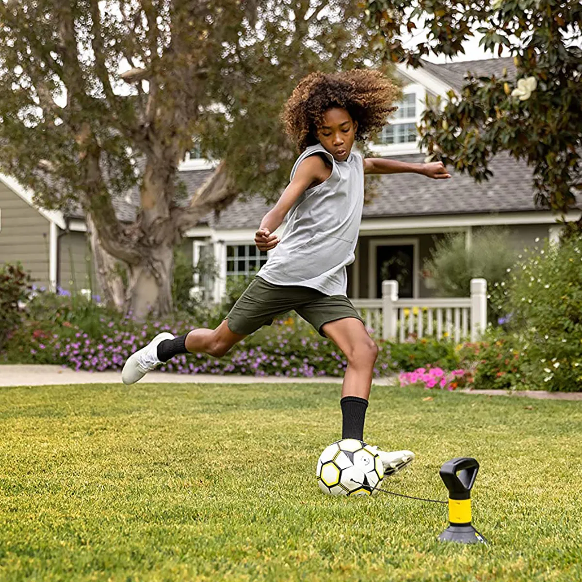 SKLZ Pass Around Soccer Trainer - Black/Yellow