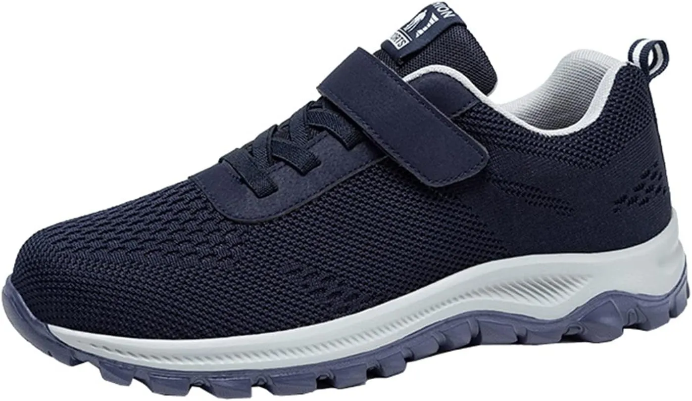 Slip on Shoes for Men Mens Black Sneakers Lightweight Breathable Walking Shoes Gym Tennis Athletic Men's Fashion Sneaker Lightweight Breathable Mesh Slide Shoe Black Running for Men Casual Tennis