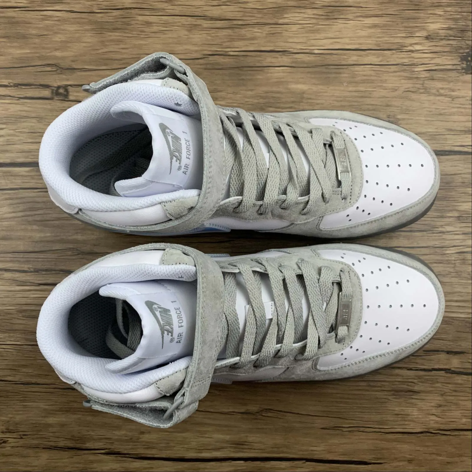 Air Force 1 07 Mid Wolf Gray White Blue BC9925-102 Trail Trek