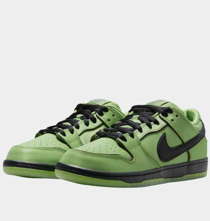 Eco Friendly Manufacturing Neutral Use Nike Dunk Low SB X The Powerpuff Girls QS Buttercup