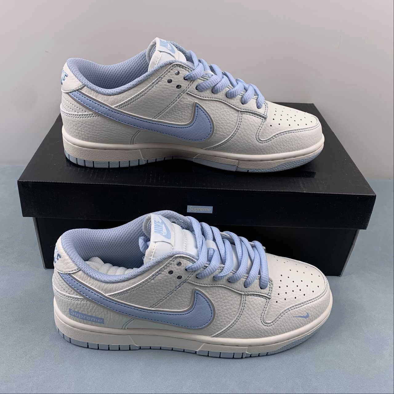 Compression Midsole Day Out Supreme x SB Dunk Low Off White Shy Blue RM2308-231
