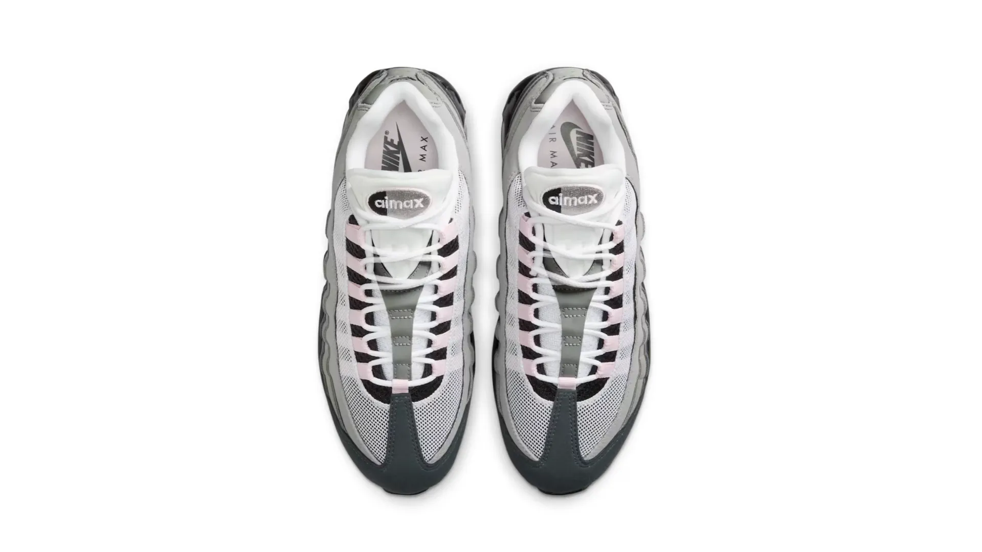 NIKE AIR MAX 95 OG PINK FOAM (2025) cruelty - free running shoes Soft Lining