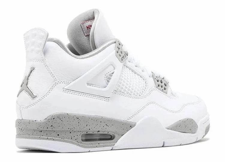 Air Jordan 4 White Oreo Durable Rubber Tread Thermo Regulating