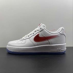 Street Walks Air Force 1 07 Low White Red Metallic Gold CO3363-363