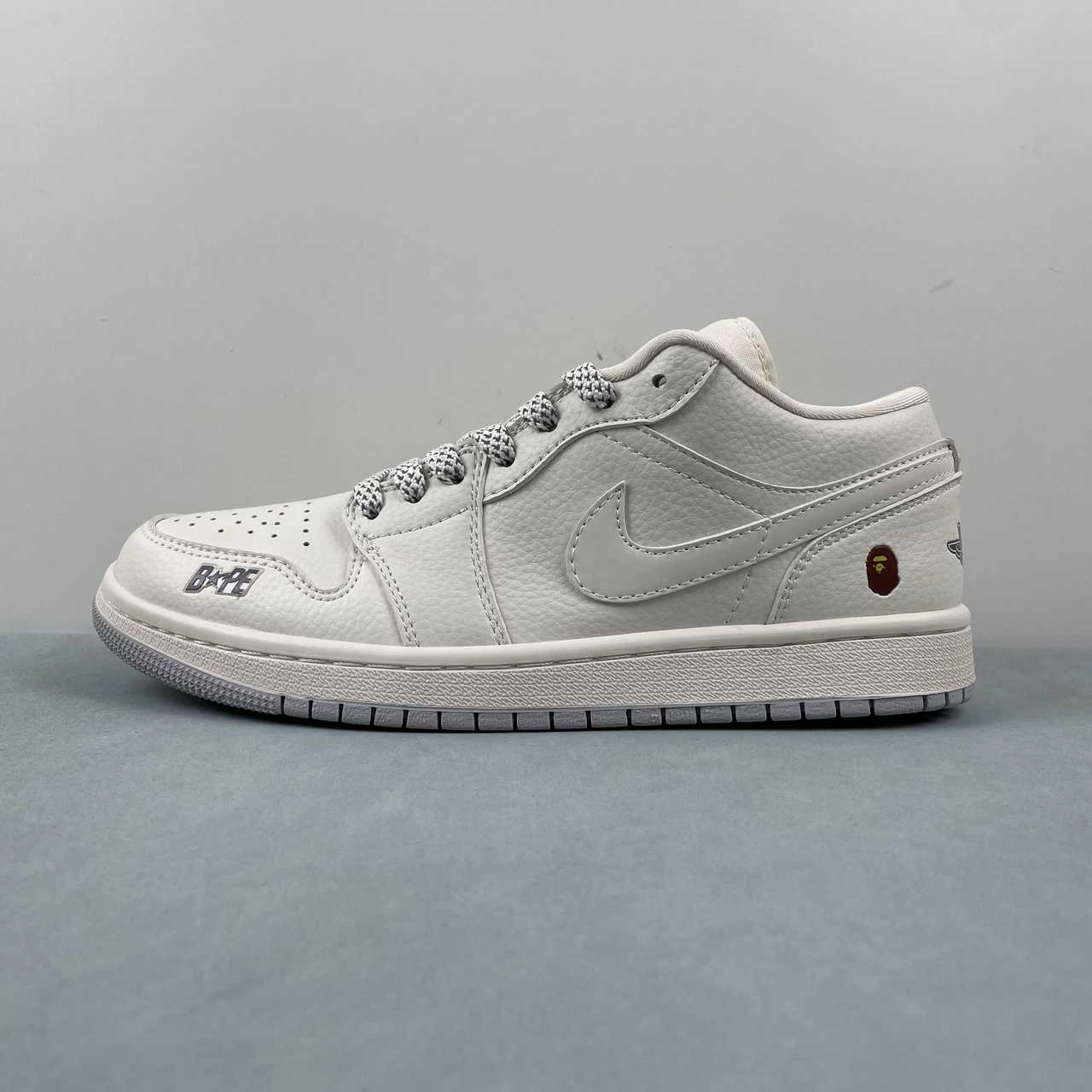 Stabilizing Plate Anti Fatigue Support Air Jordan 1 Low BAPE Off White Grey WG8850-003
