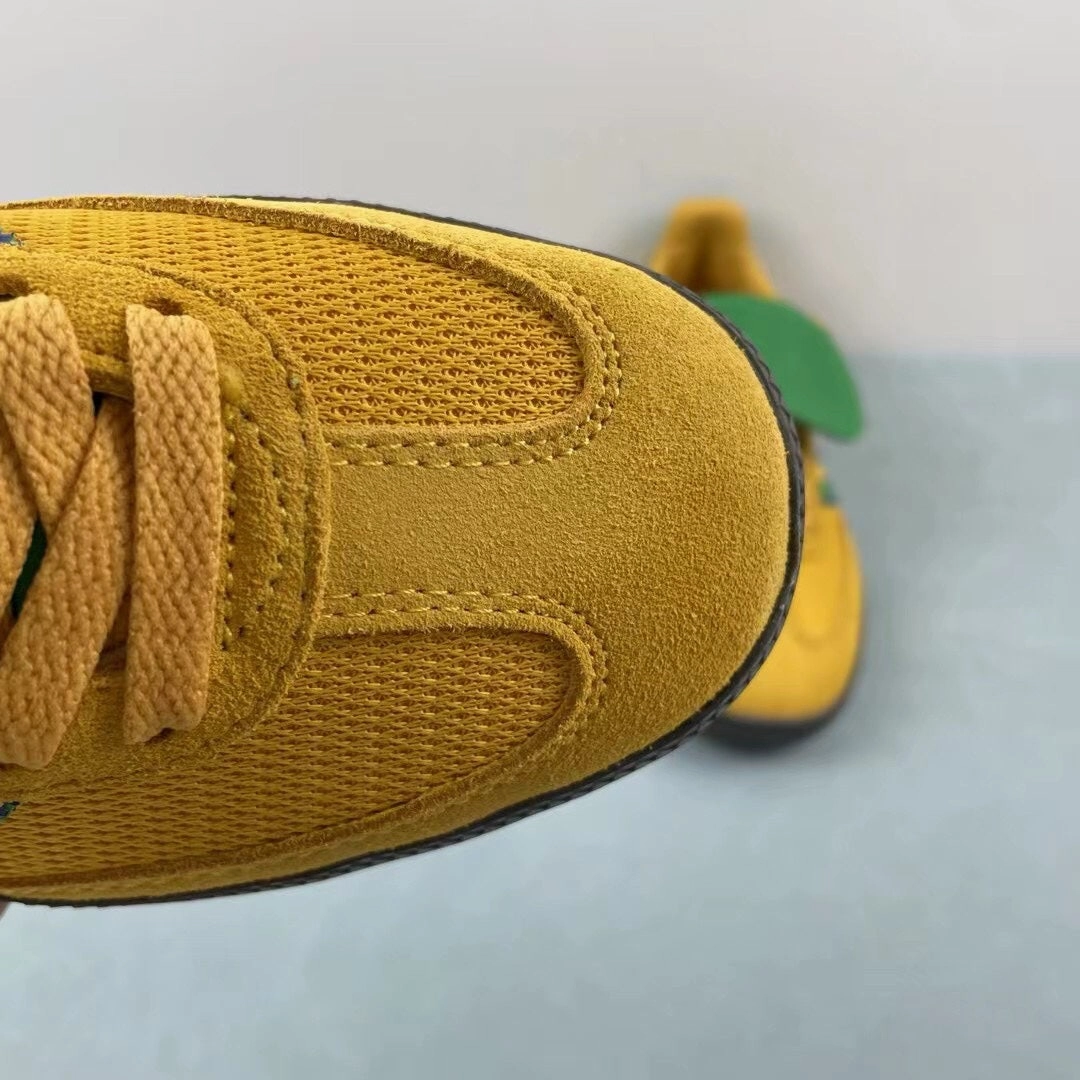 Relax Day College Style Adidas Samba OG Yellow Green Blue Gum IE9165