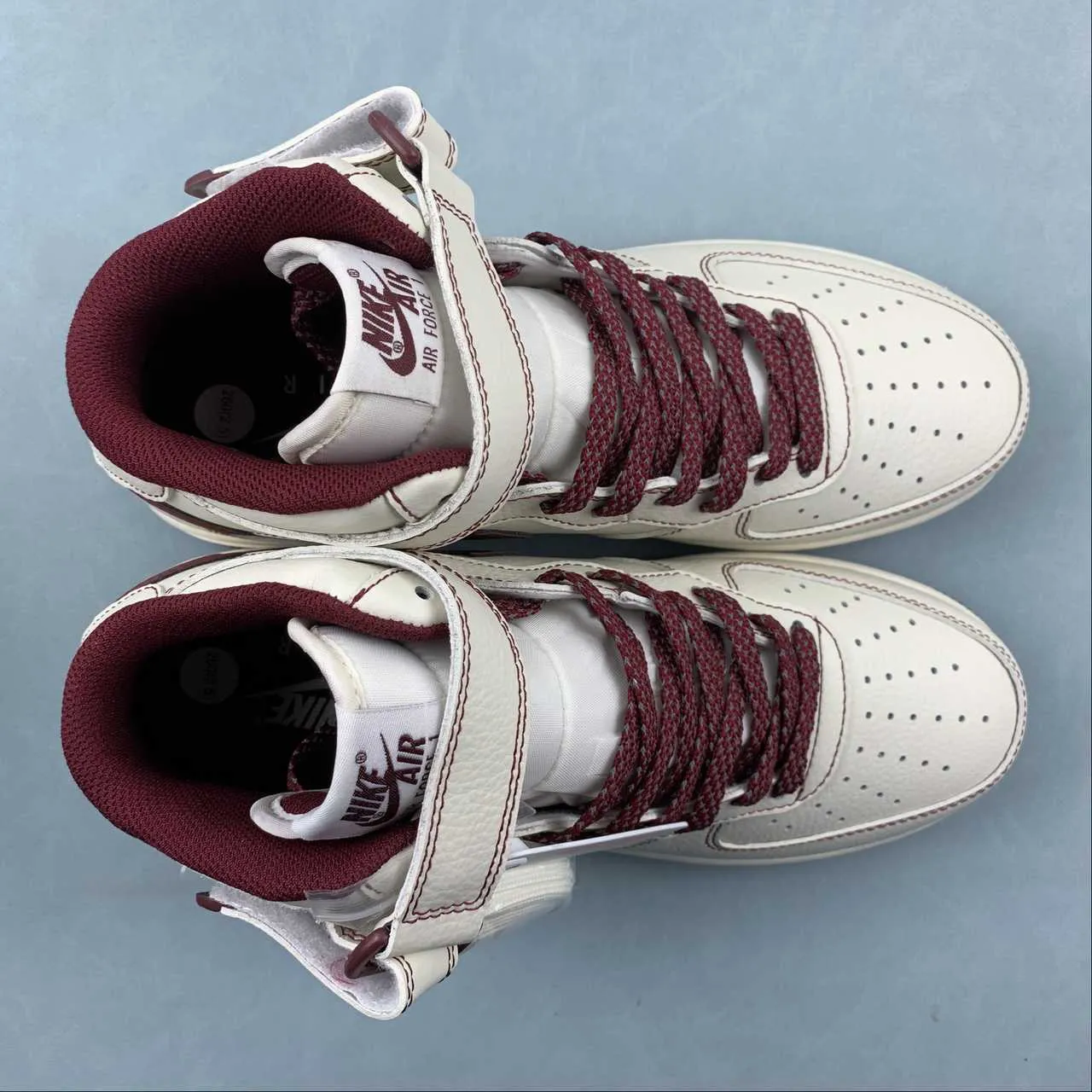 Undefeated x Air Force 1 07 Mid Off White Dark Red UW2369-015 Everyday Move Moisture control