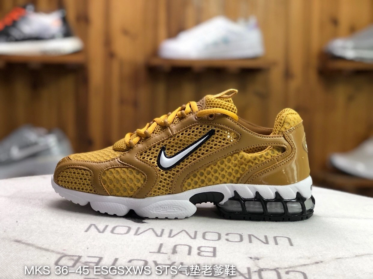 padded - collar shoes Air Zm Spiridon Cg 2 Stussy Gold CD3613-013