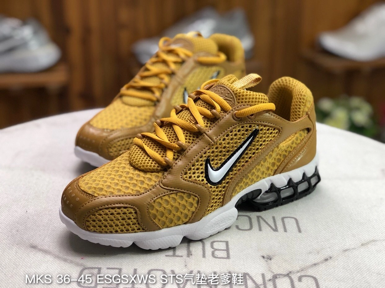 Air Zm Spiridon Cg 2 Stussy Gold CD3613-013 Wireless endurance - focused shoes