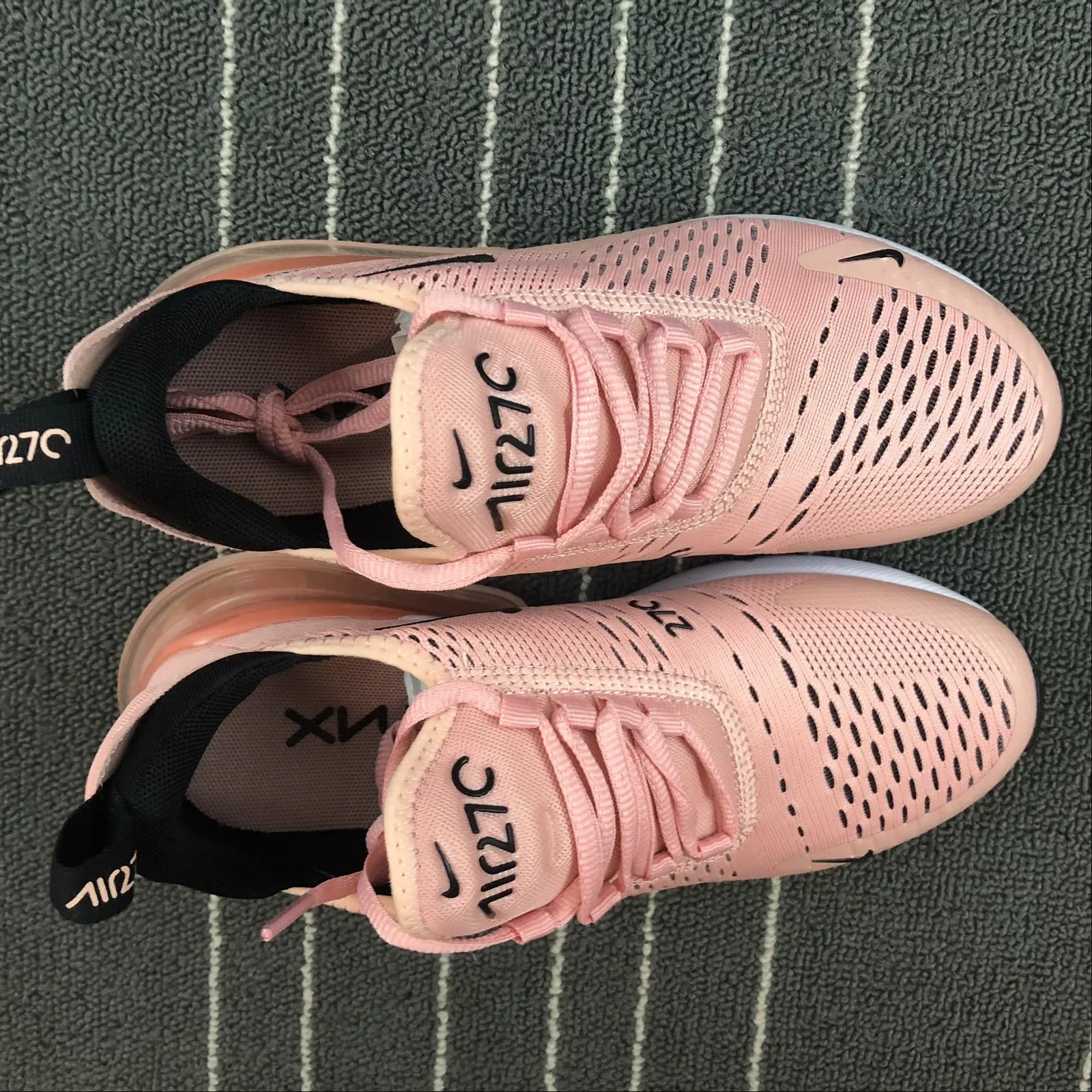 Air Max 270 Coral Dust Coral Stardust Black Summit White AH6789-600 charity run running gear