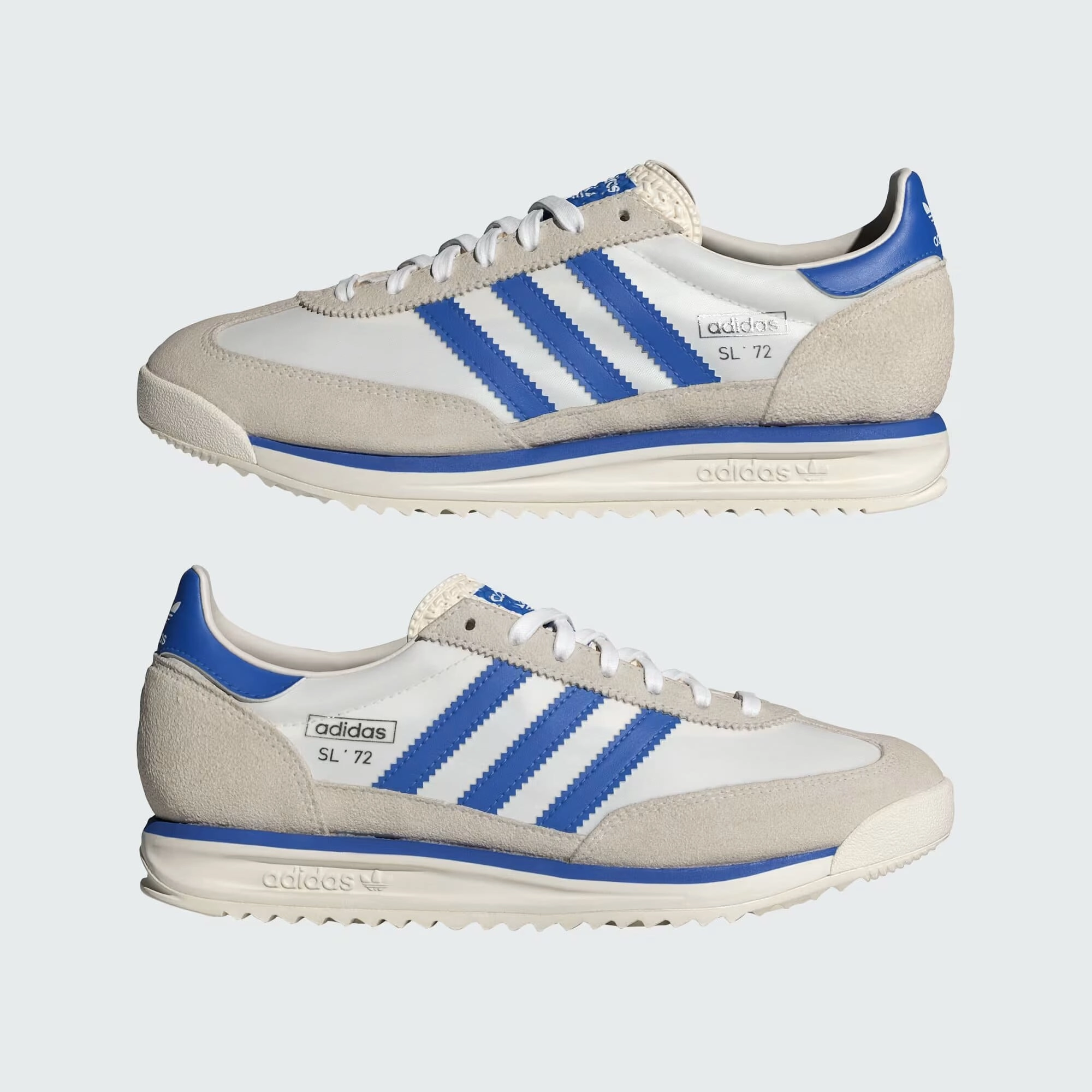 Adidas SL 72 RS Chalk White Blue Cloud White JH8644 Sunset Run