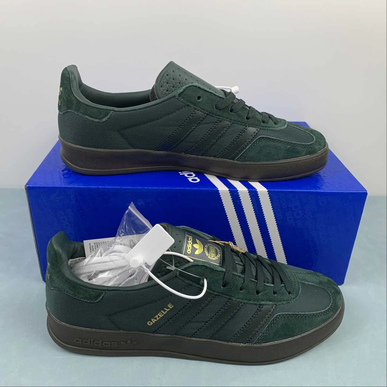 Stream Hike Adidas Gazelle Indoor Shadow Green Gum H06272