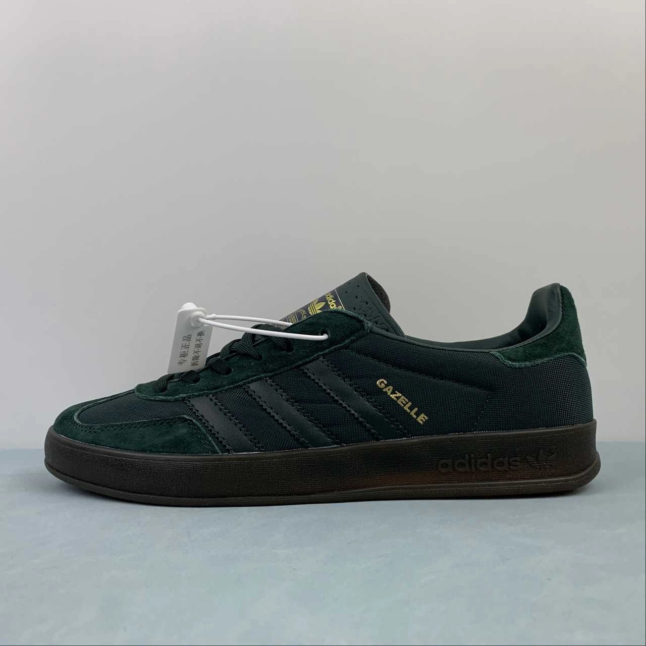 Adidas Gazelle Indoor Shadow Green Gum H06272 Pavement Ready