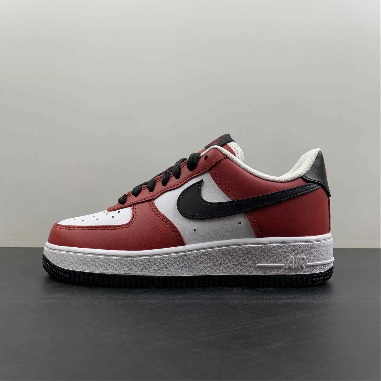 Air Force 1 Low Team Red White Black FD0300-600 Denim Ease