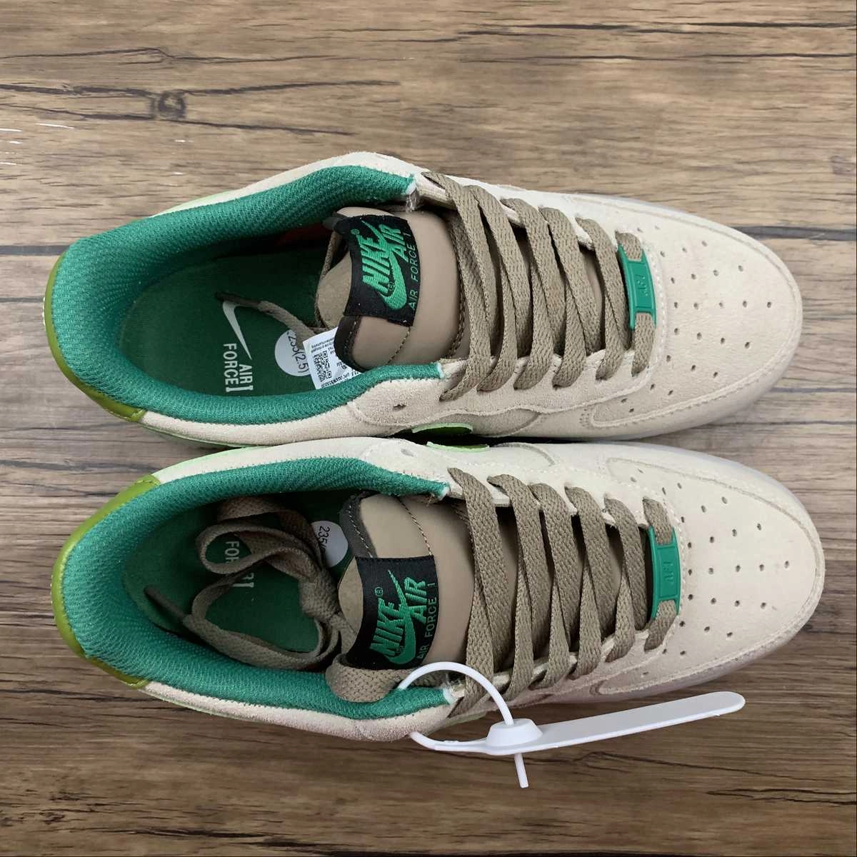 Air Force 1 Low Brown Green CV1755 100 Foot Focus Street Motion