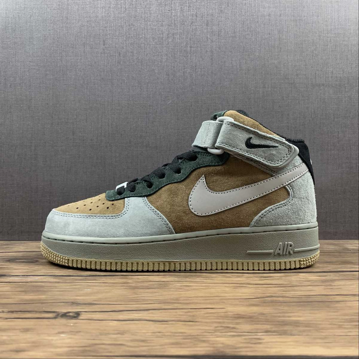 Easy Travel Earth Tone Air Force 1 07 Mid Dark Grey Green Brown Reflective Silver CQ5059-103