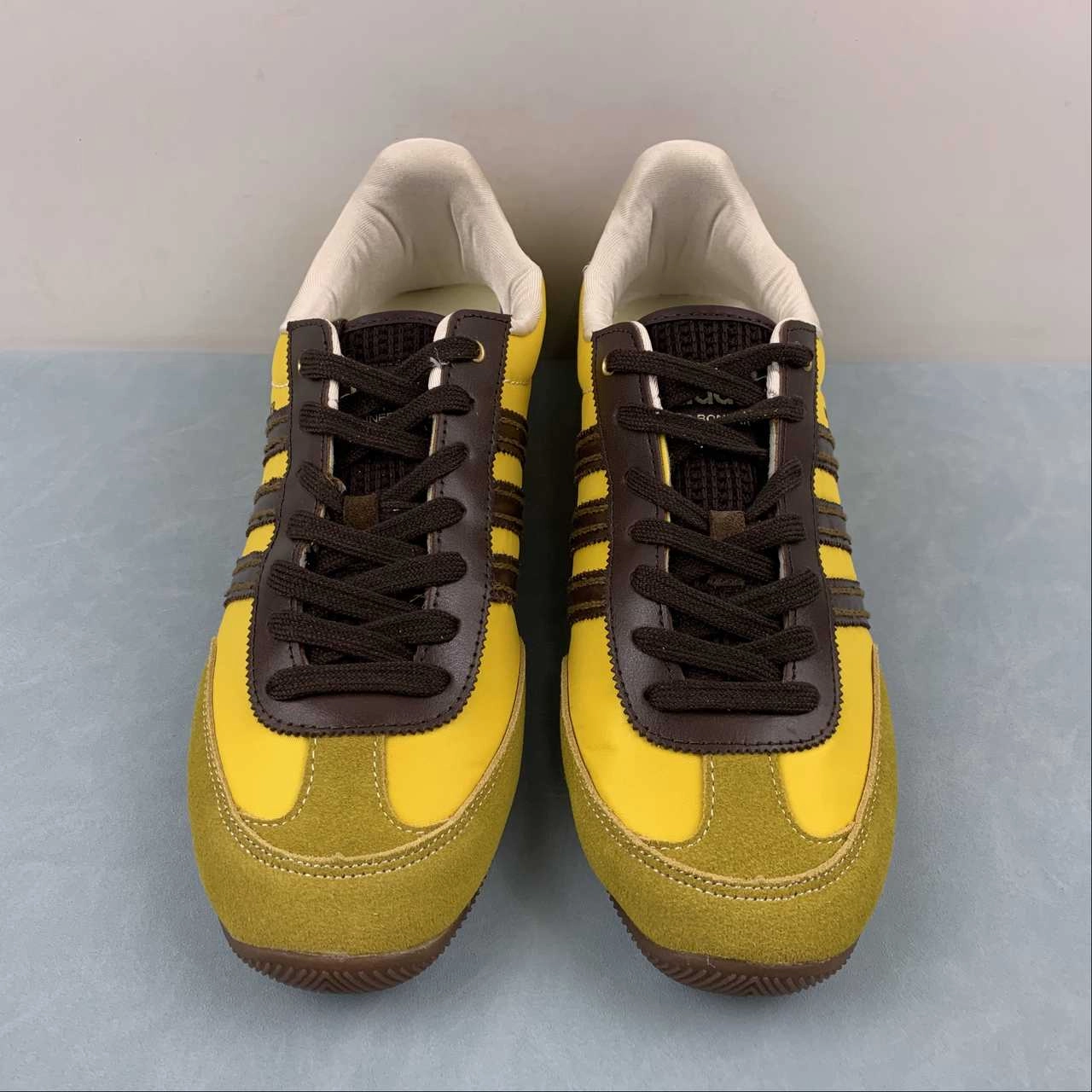 Adidas Wales Bonner Japan Hazy Yellow Spice Yellow Dark Brown GY5752 Flat terrain stability