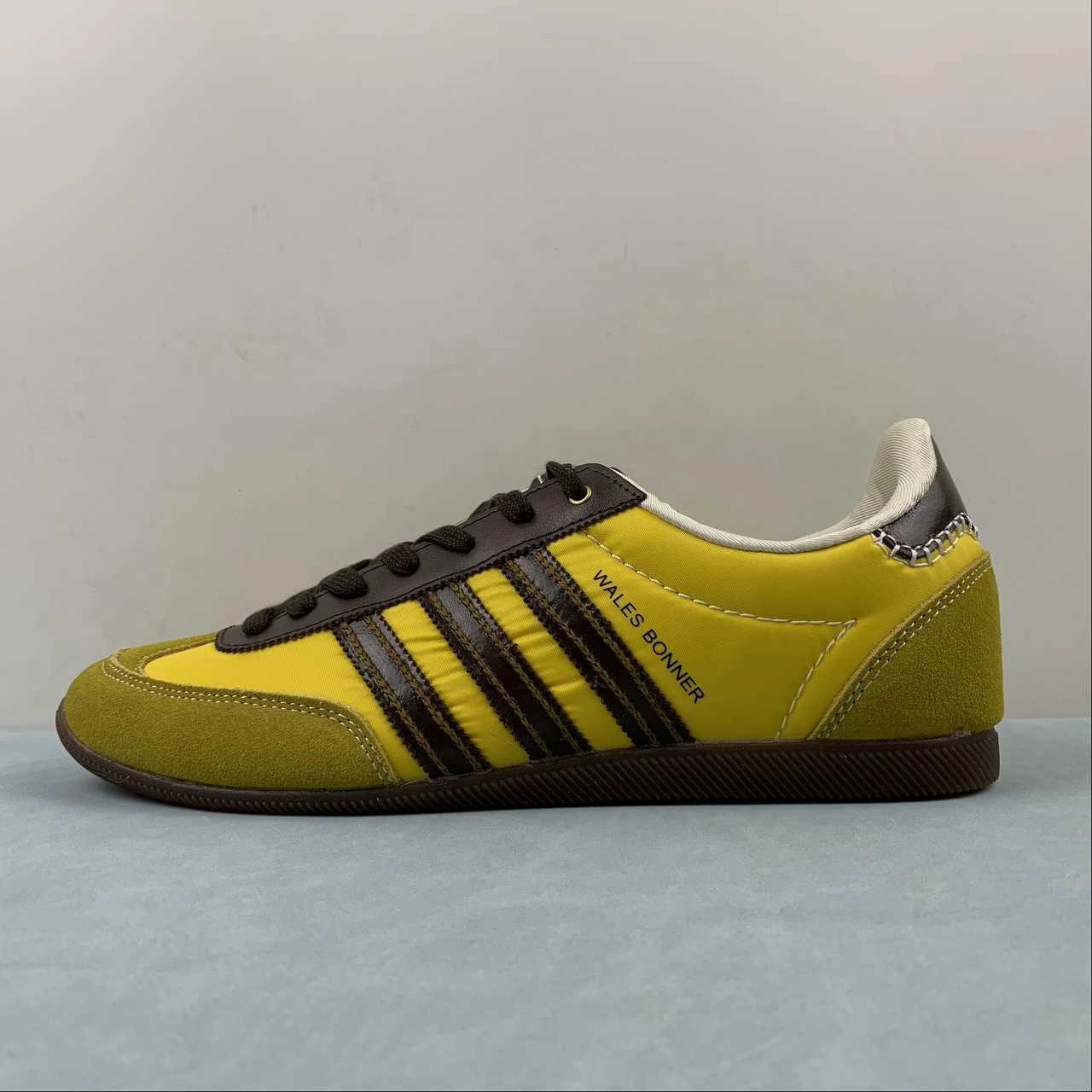 Adidas Wales Bonner Japan Hazy Yellow Spice Yellow Dark Brown GY5752 nylon - feature shoes lightweight shoe traits