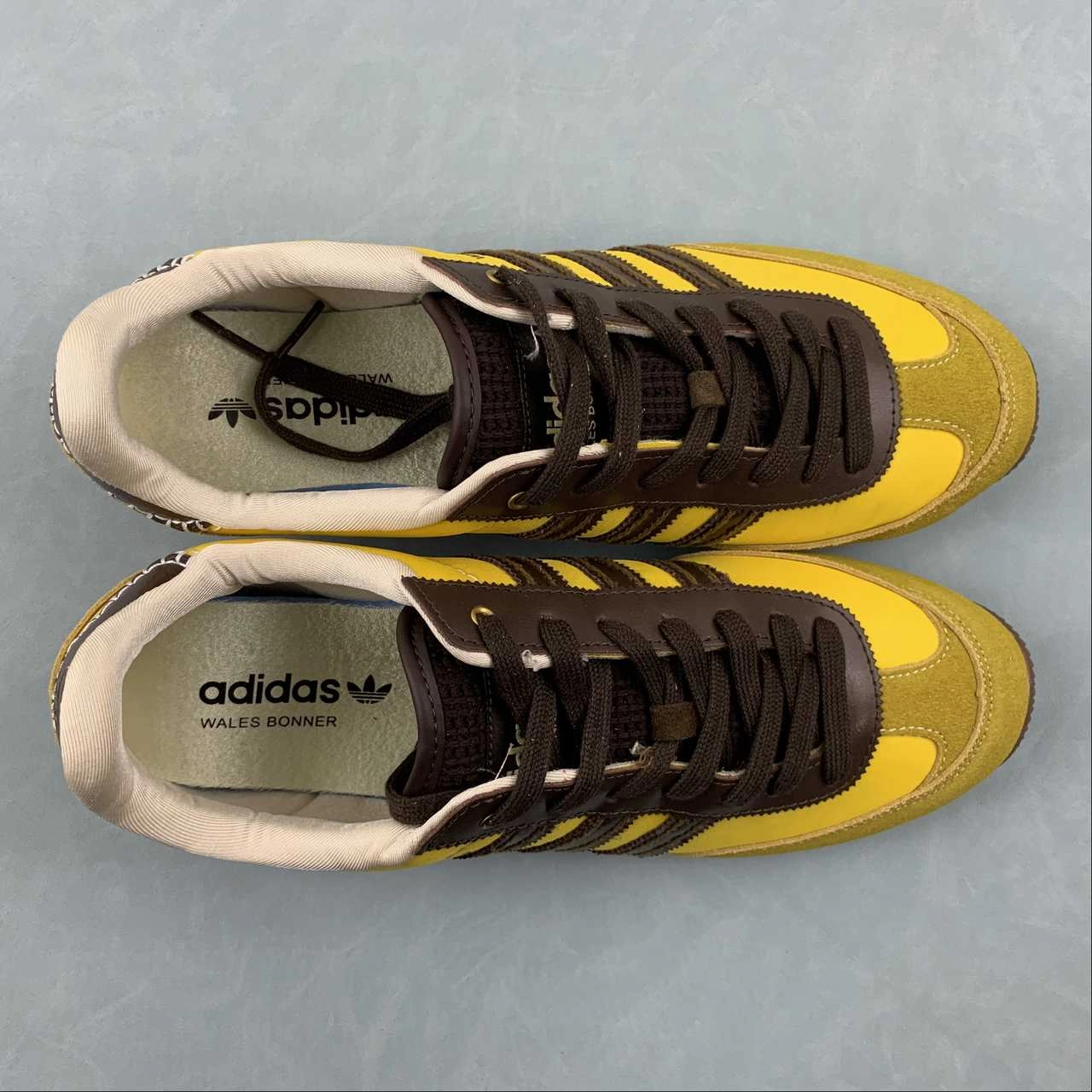 gender - specific Supportive straps Adidas Wales Bonner Japan Hazy Yellow Spice Yellow Dark Brown GY5752