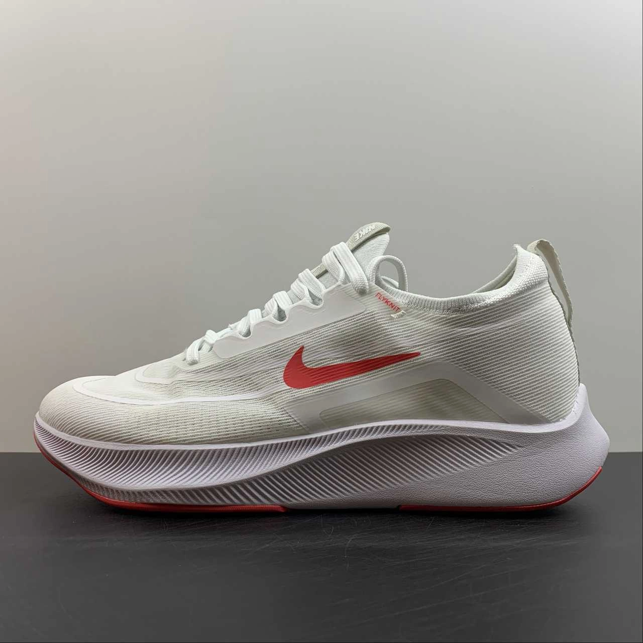 Fitness routine Water   Resistant Zoom Fly 4 White Red CT2392-006