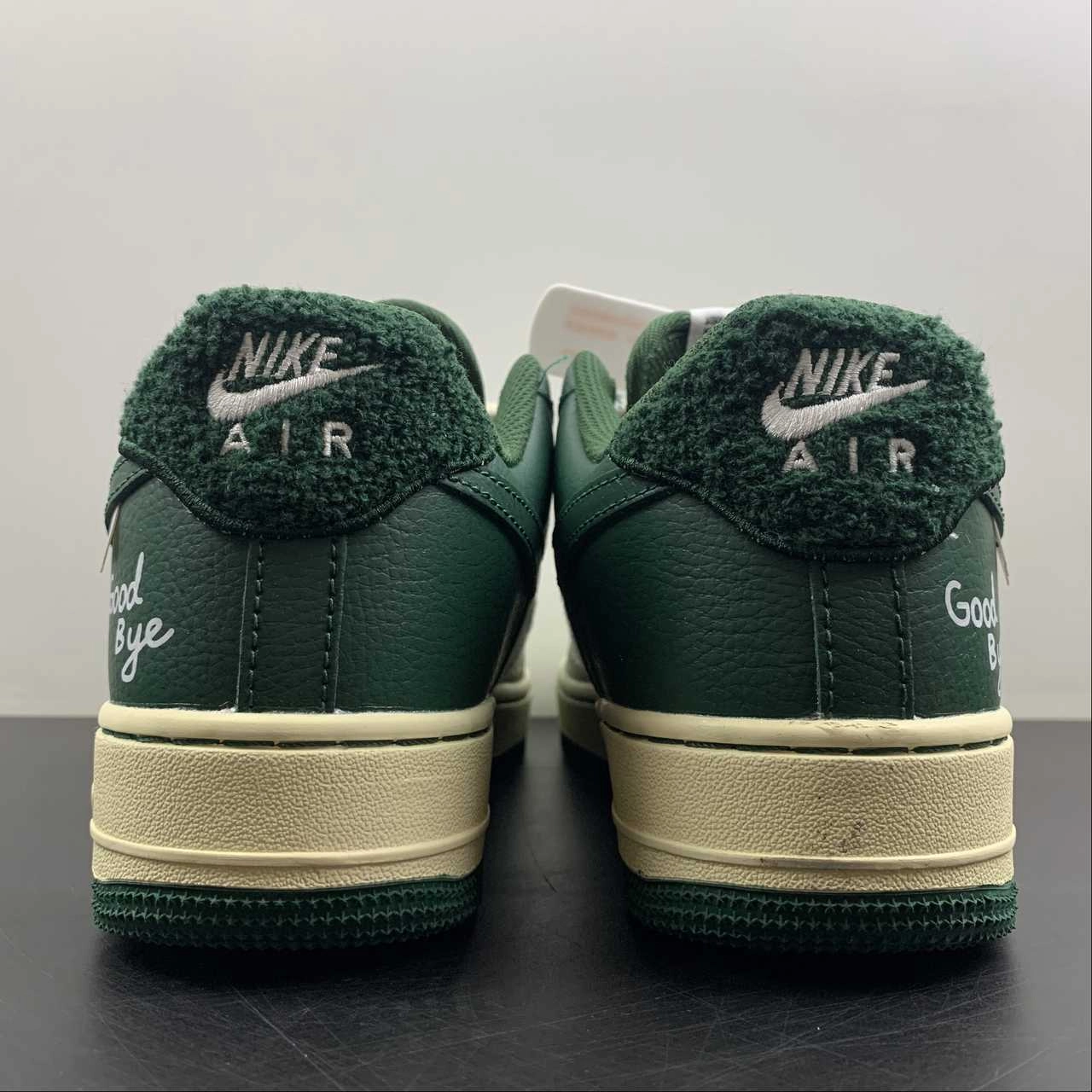 Air Force 1 07 LV8 Goodbye 82 Dk Green Beige Yellow DO5220-169 Neutral Style